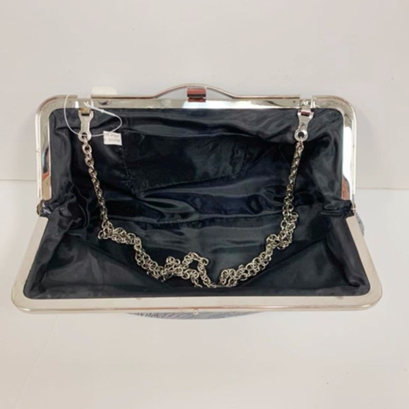 New and Grey Polyester Women Clutch Bag - Picture 3 of 3